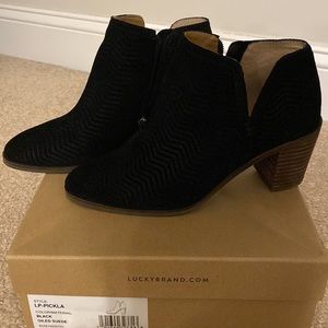 Lucky Brand women’s heeled booties